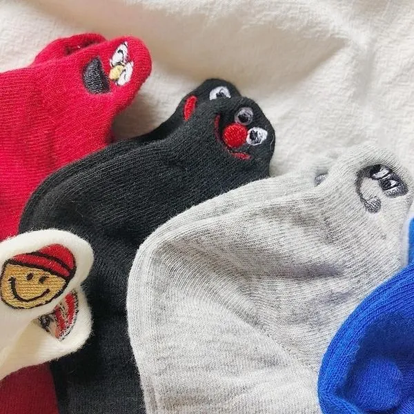 10-Pack: Embroidered Expression Women Socks