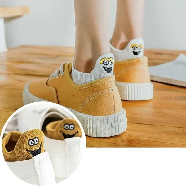 10-Pack: Embroidered Expression Women Socks
