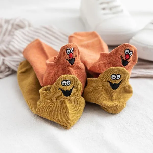10-Pack: Embroidered Expression Women Socks