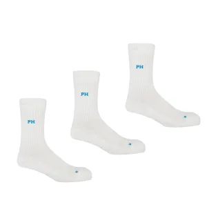 3 Pack Essential Men's Sport Socks - White