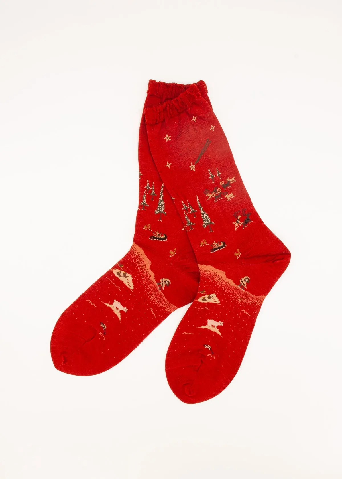 Antipast Lagom Mid Socks - Red