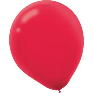 Apple Red Latex Balloons 5in, 50pcs
