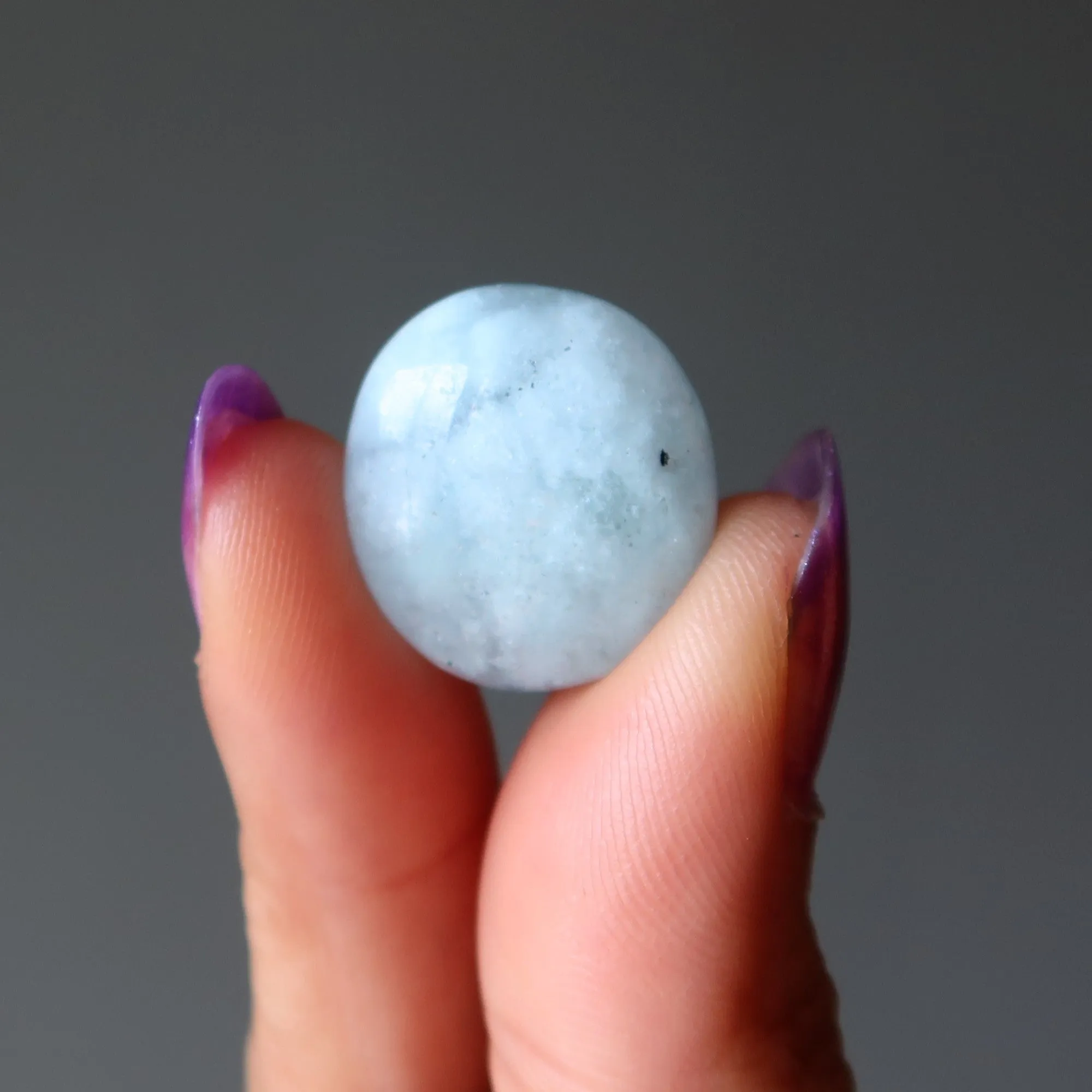 Aquamarine Tumbled Stone Blue Cleansing Crystal
