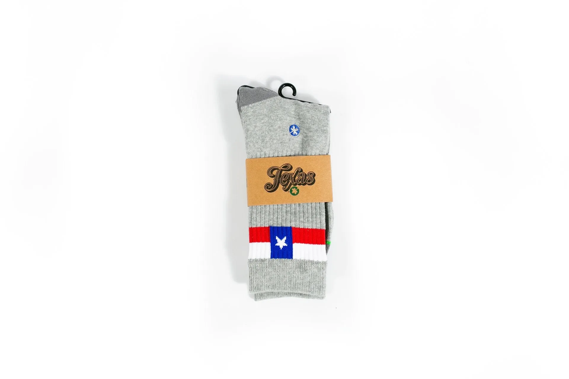 Arkansocks - Lonestar (Grey Heather/Red-Navy)
