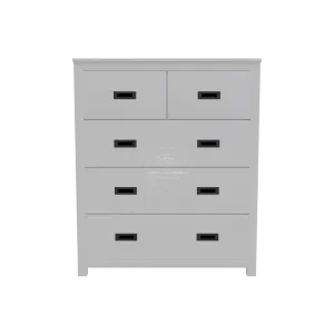 Beech 5 Drawer Tallboy
