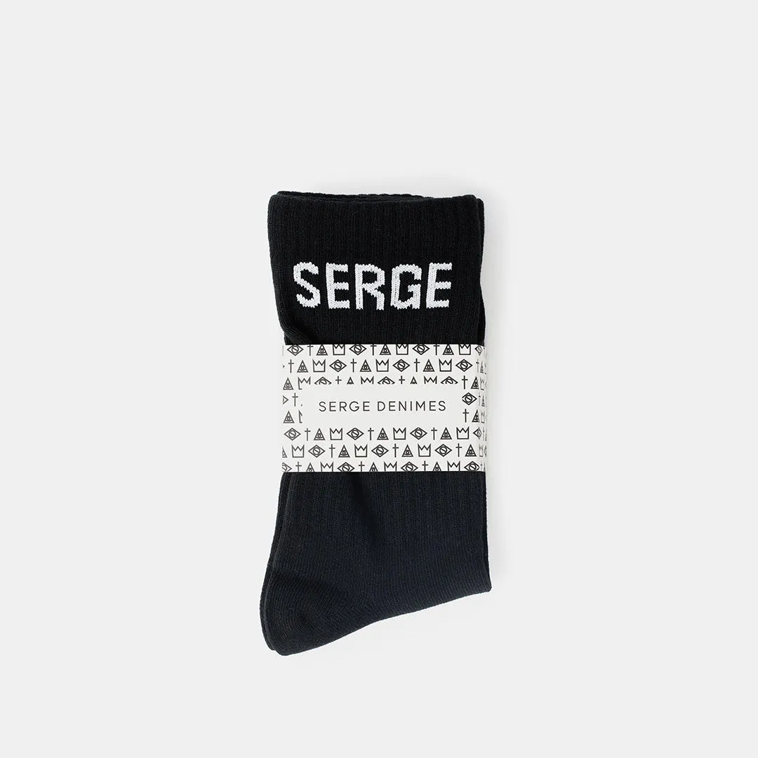 Black Serge DeNimes Socks