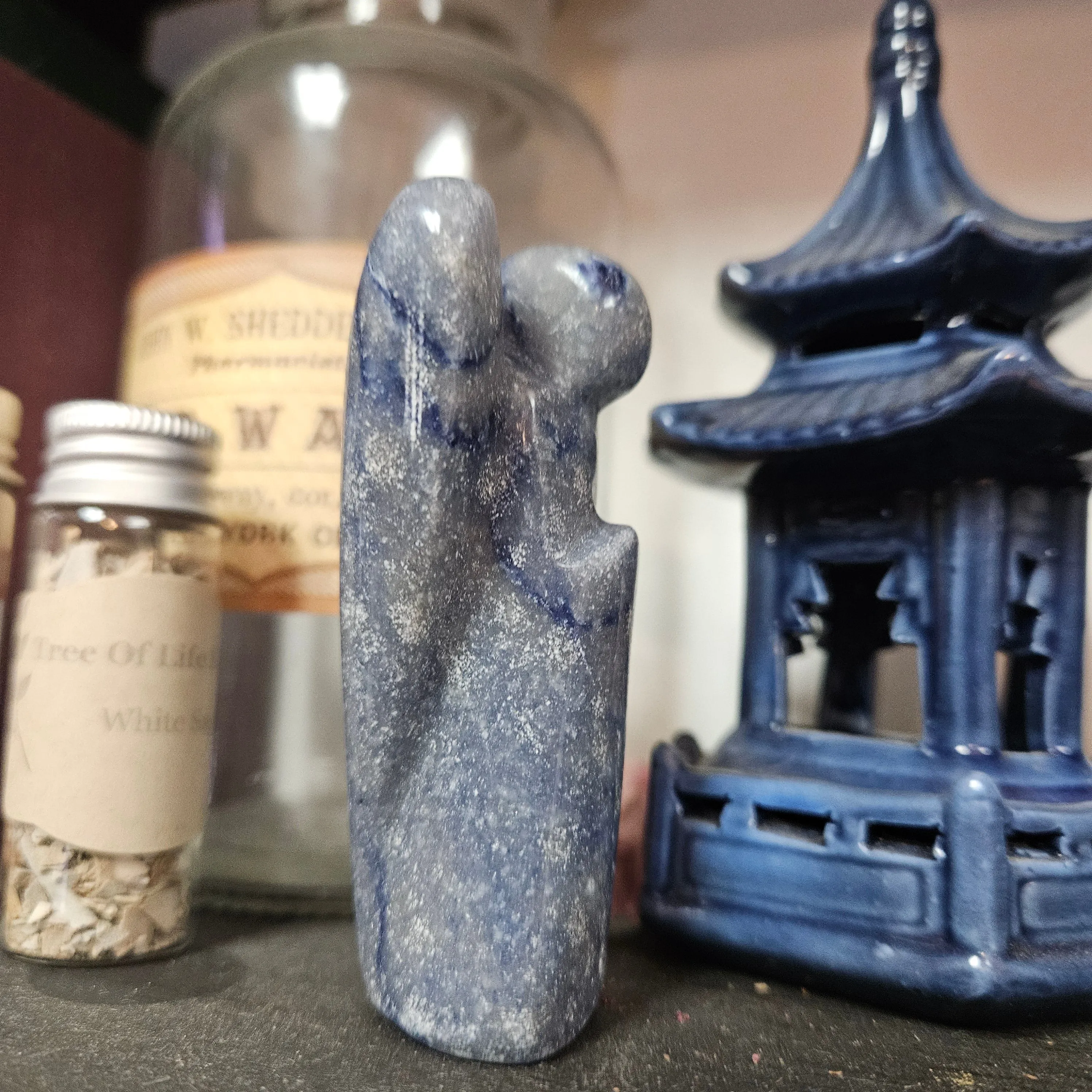 Blue Aventurine Carved Angel