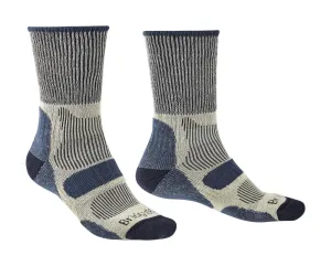 Bridgedale Hike Cotton Cool Comfort Lightweight Walking Socks Size 12  Indigo