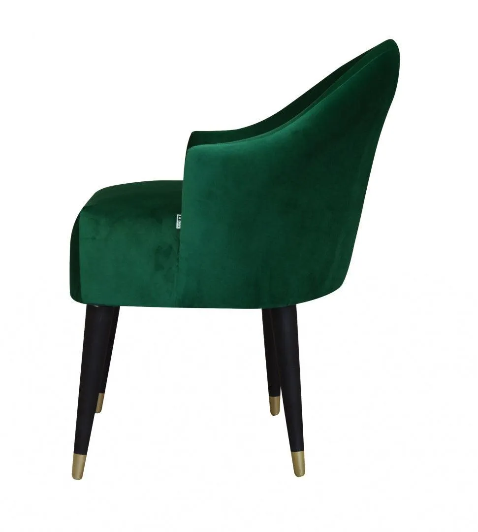 Cocktail chair EMI VELVET green