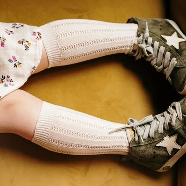 Collegien - Lightweight Openwork Knee-high Léonie Socks - Doux Agneaux