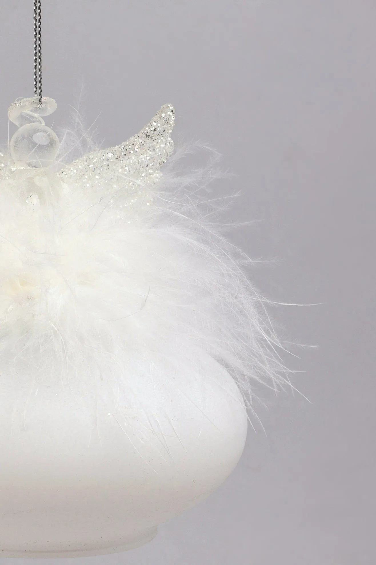 Elegant Glass Angel Christmas Tree Decoration