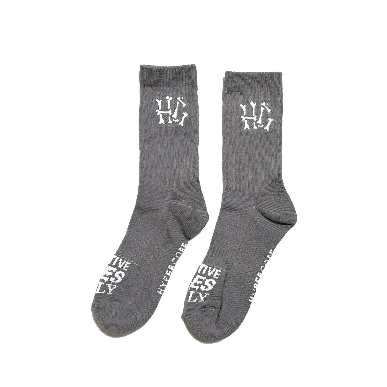 Hypercore "Bones" Positive Vibes Only socks