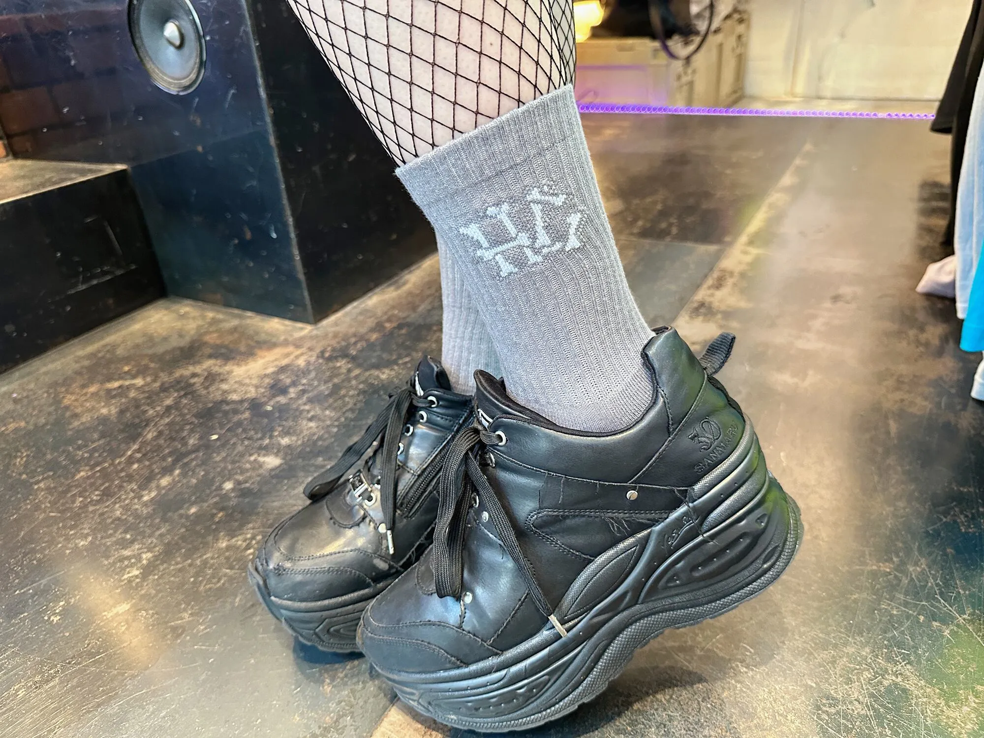 Hypercore "Bones" Positive Vibes Only socks