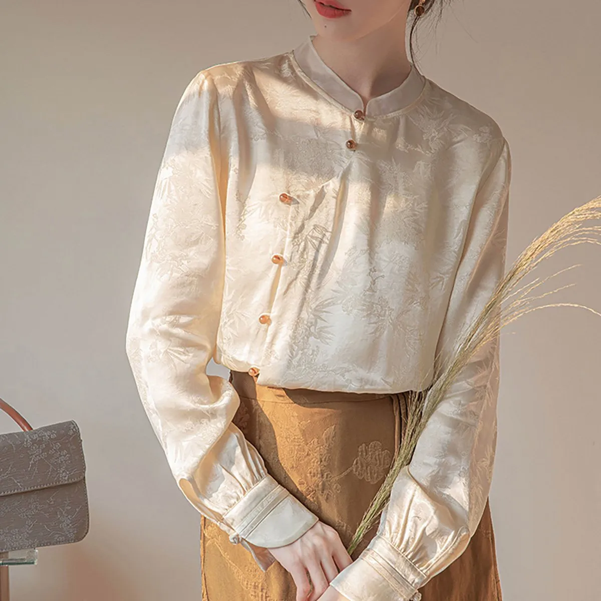 Ivory Long-Sleeved Shirt