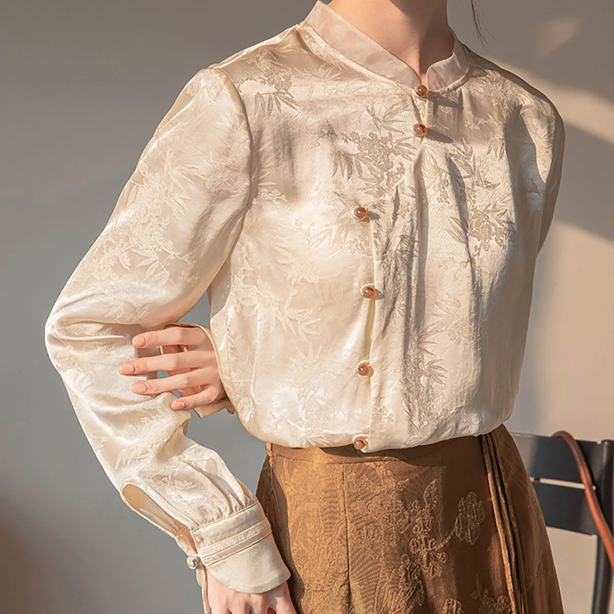 Ivory Long-Sleeved Shirt