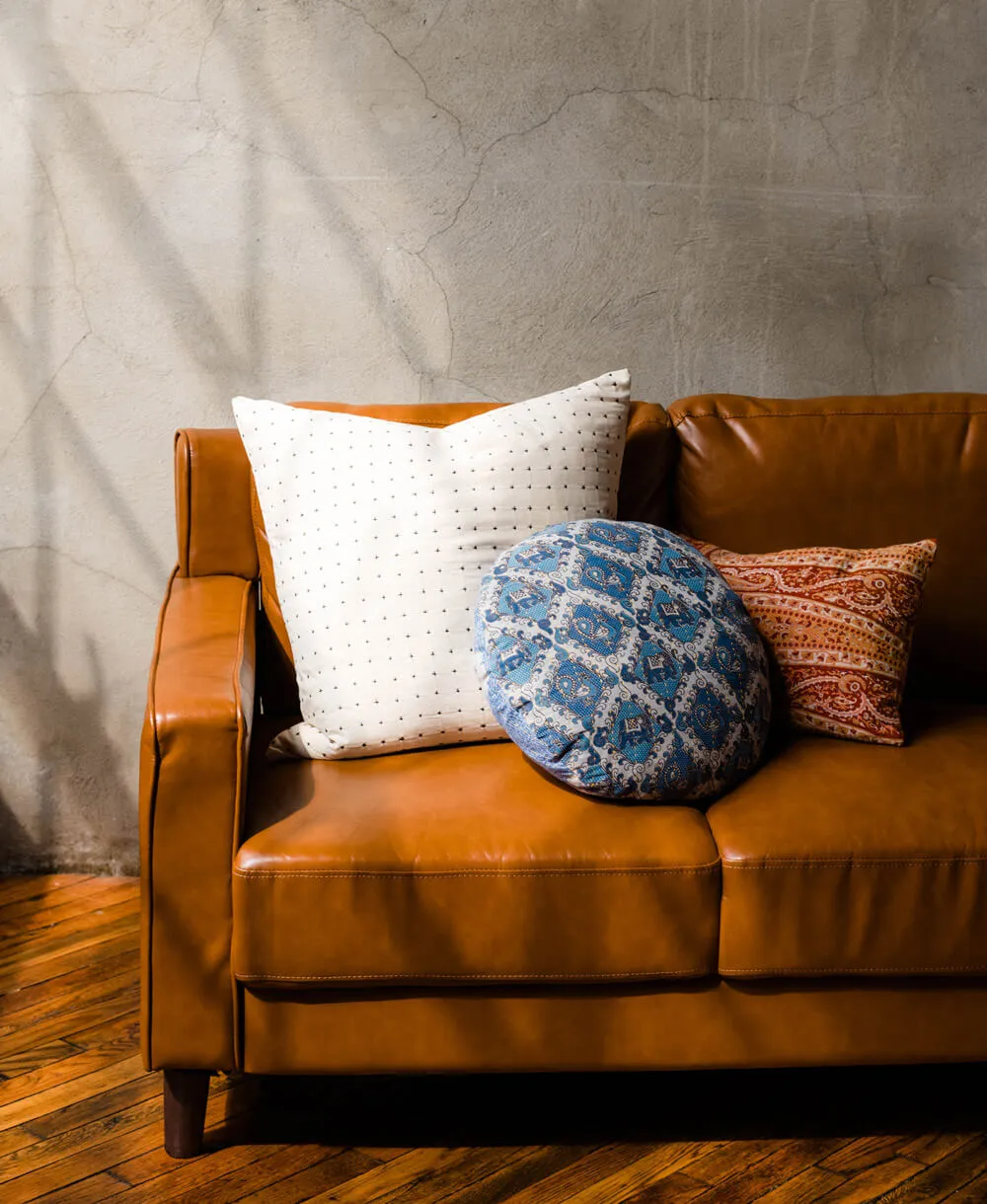 Kantha Round Pillow - No. 230834
