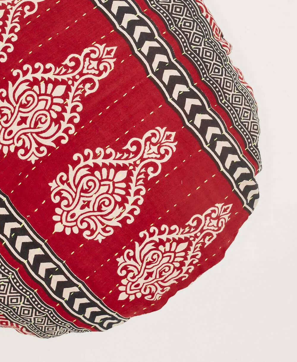 Kantha Round Pillow - No. 230834