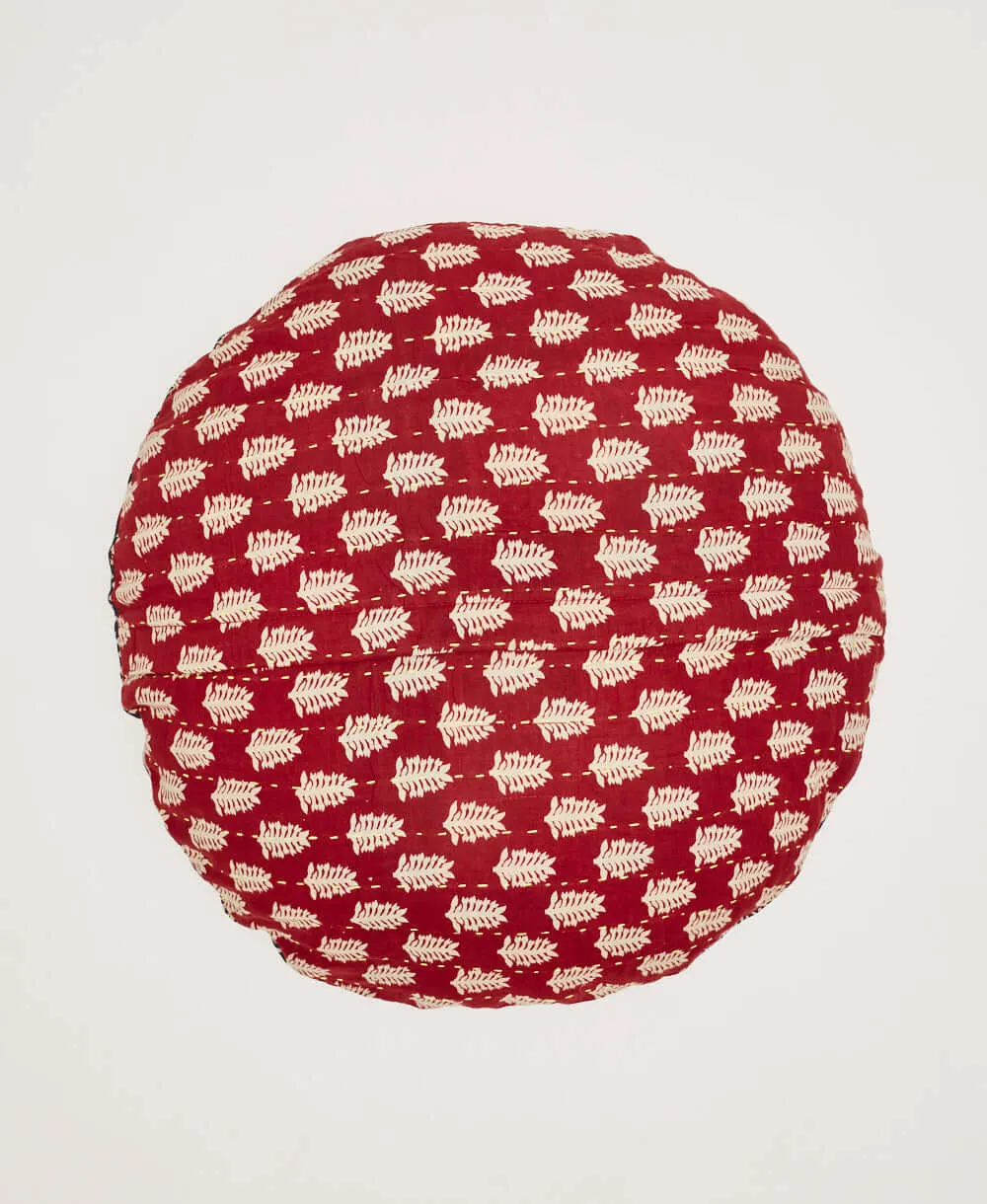 Kantha Round Pillow - No. 230834