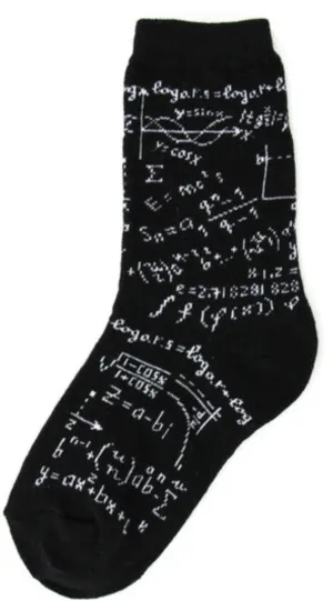 Kids's Genius Crew Sock -Size 10-1 Youth