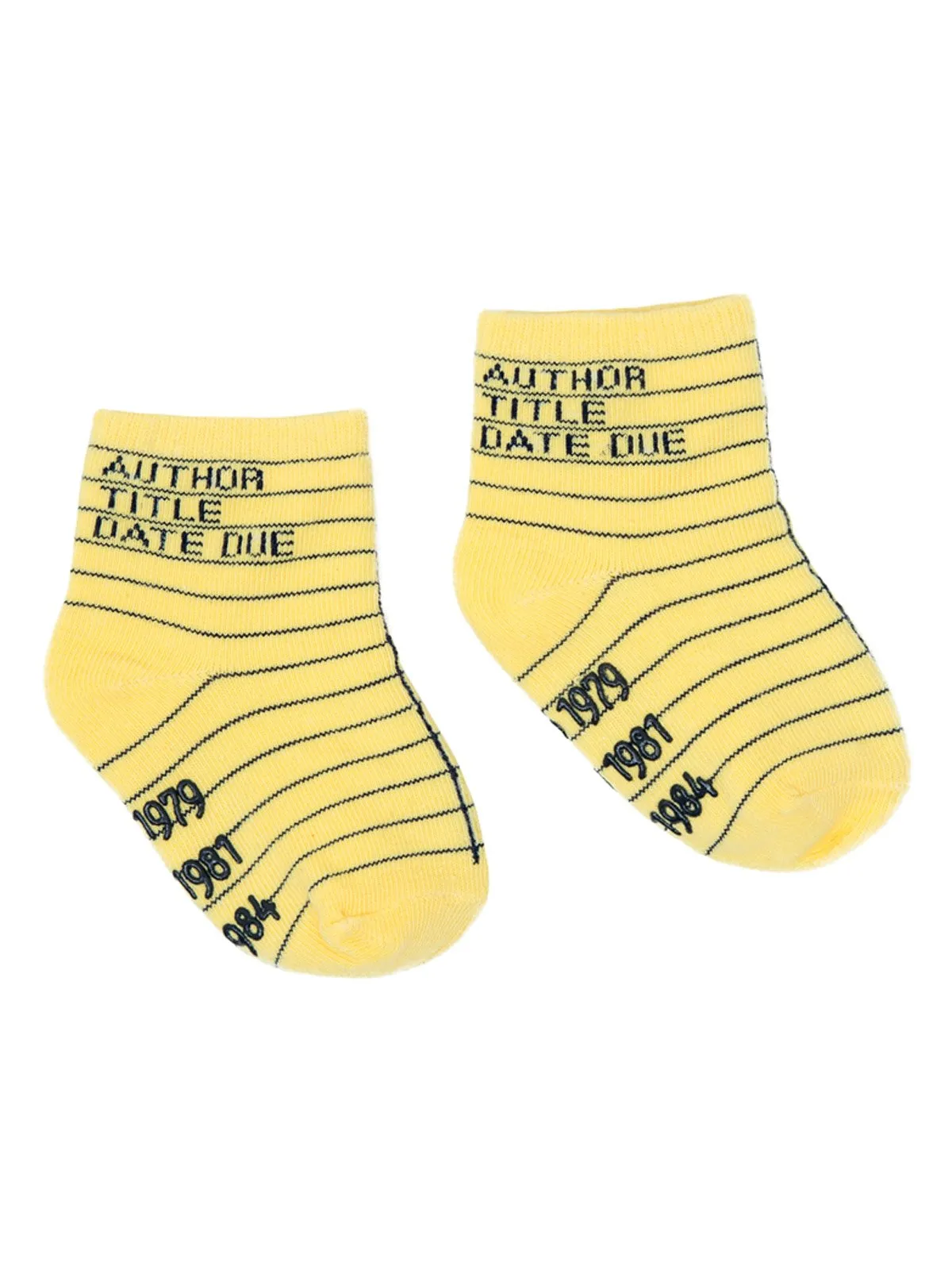 Library Card Baby/Toddler Sock 4-pack