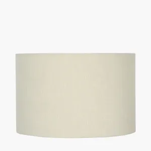 Lino 40cm Cream Self Lined Linen Drum Shade