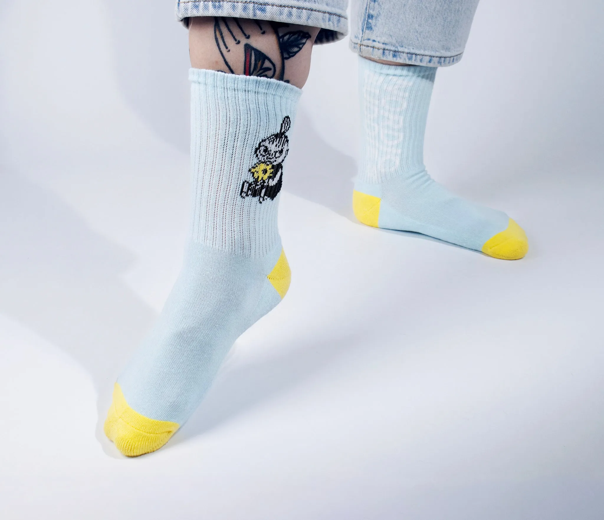 Little My Idea Ladies Retro Socks - Blue