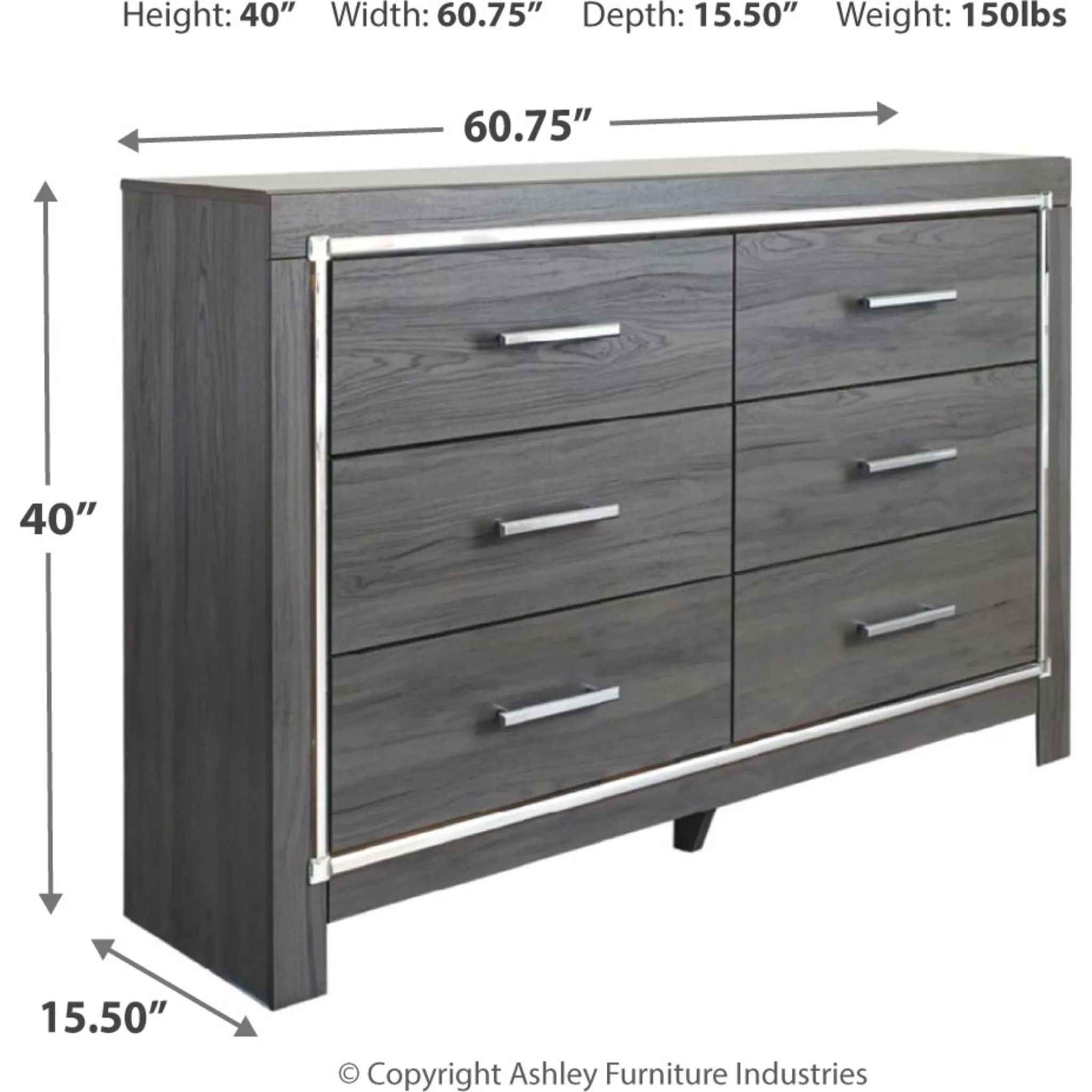 Lodanna 5 Piece Full Storage Bedroom