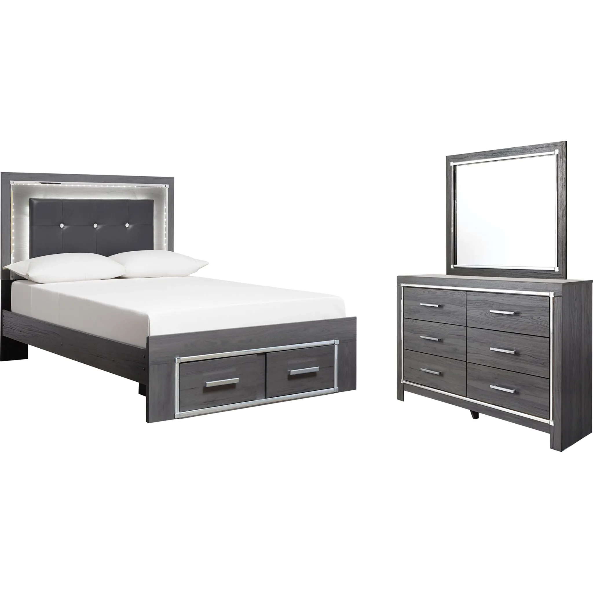 Lodanna 5 Piece Full Storage Bedroom