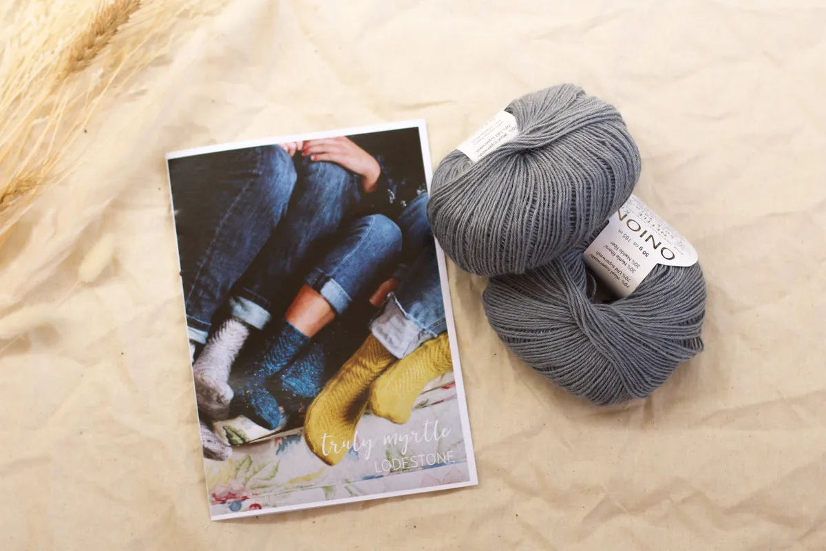 Lodestone Socks by Libby Jonson | Knitting Kit