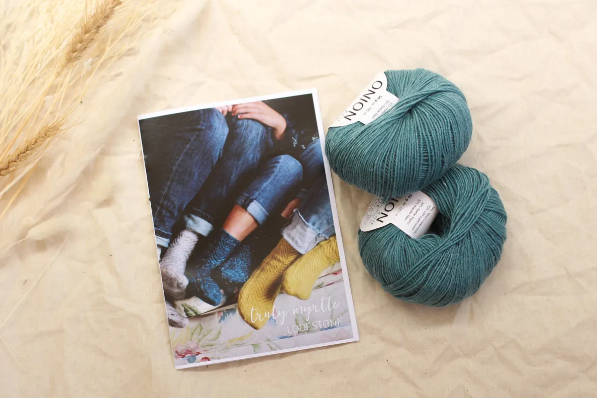 Lodestone Socks by Libby Jonson | Knitting Kit