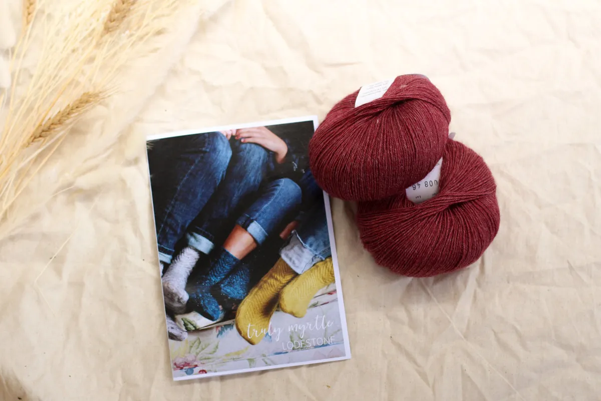 Lodestone Socks by Libby Jonson | Knitting Kit