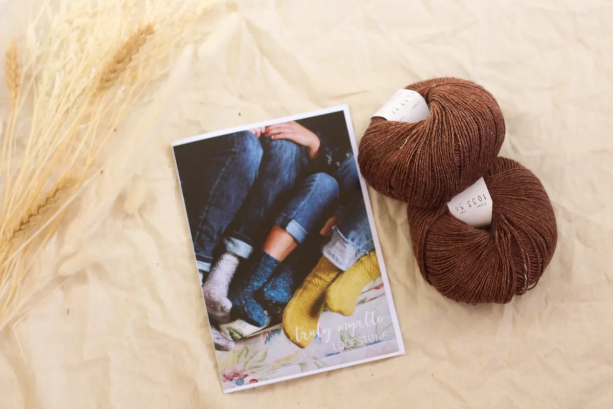 Lodestone Socks by Libby Jonson | Knitting Kit