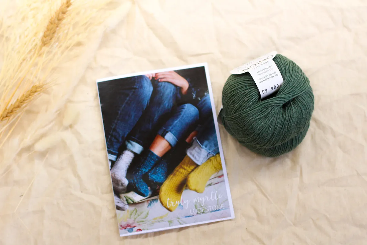 Lodestone Socks by Libby Jonson | Knitting Kit