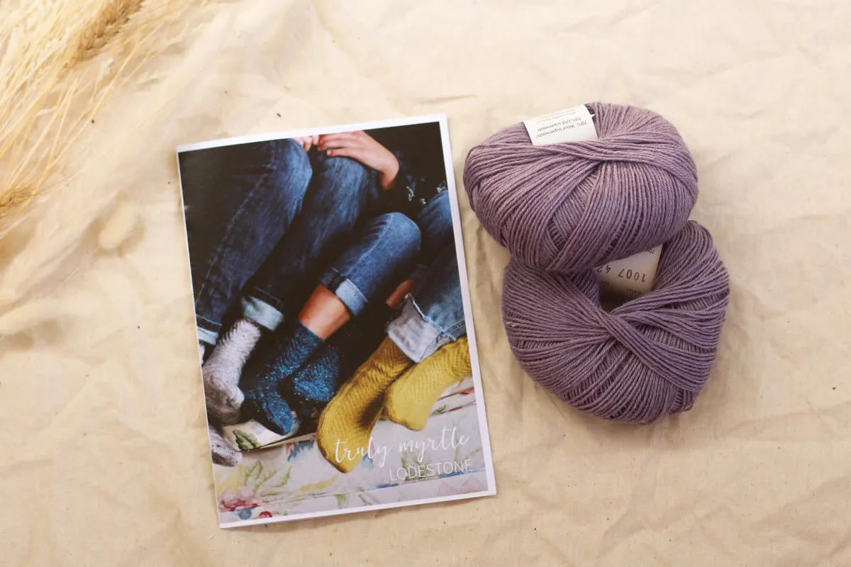 Lodestone Socks by Libby Jonson | Knitting Kit