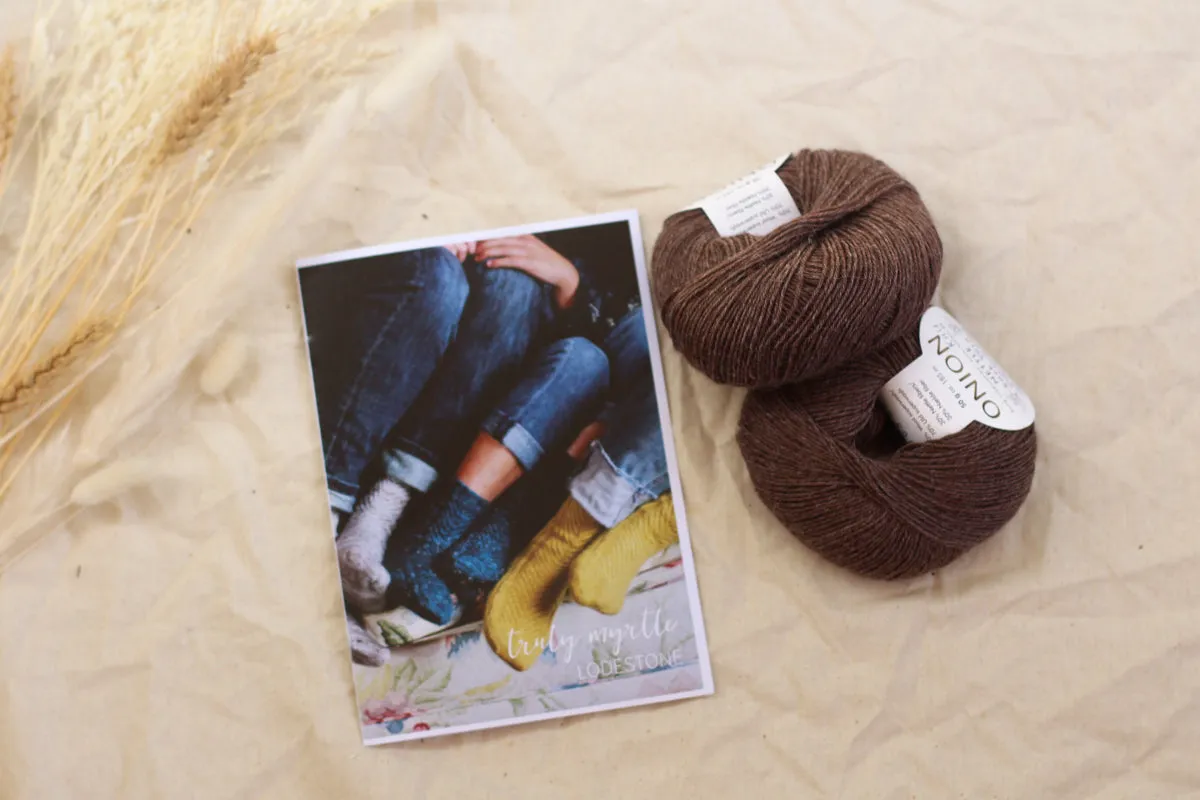 Lodestone Socks by Libby Jonson | Knitting Kit