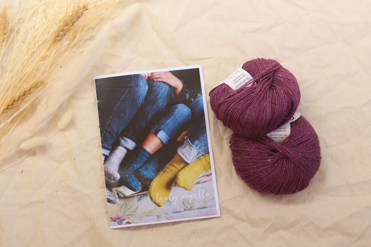Lodestone Socks by Libby Jonson | Knitting Kit