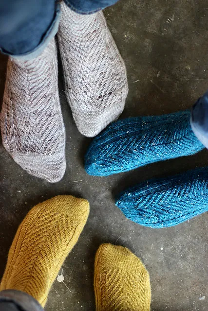 Lodestone Socks by Libby Jonson | Knitting Kit