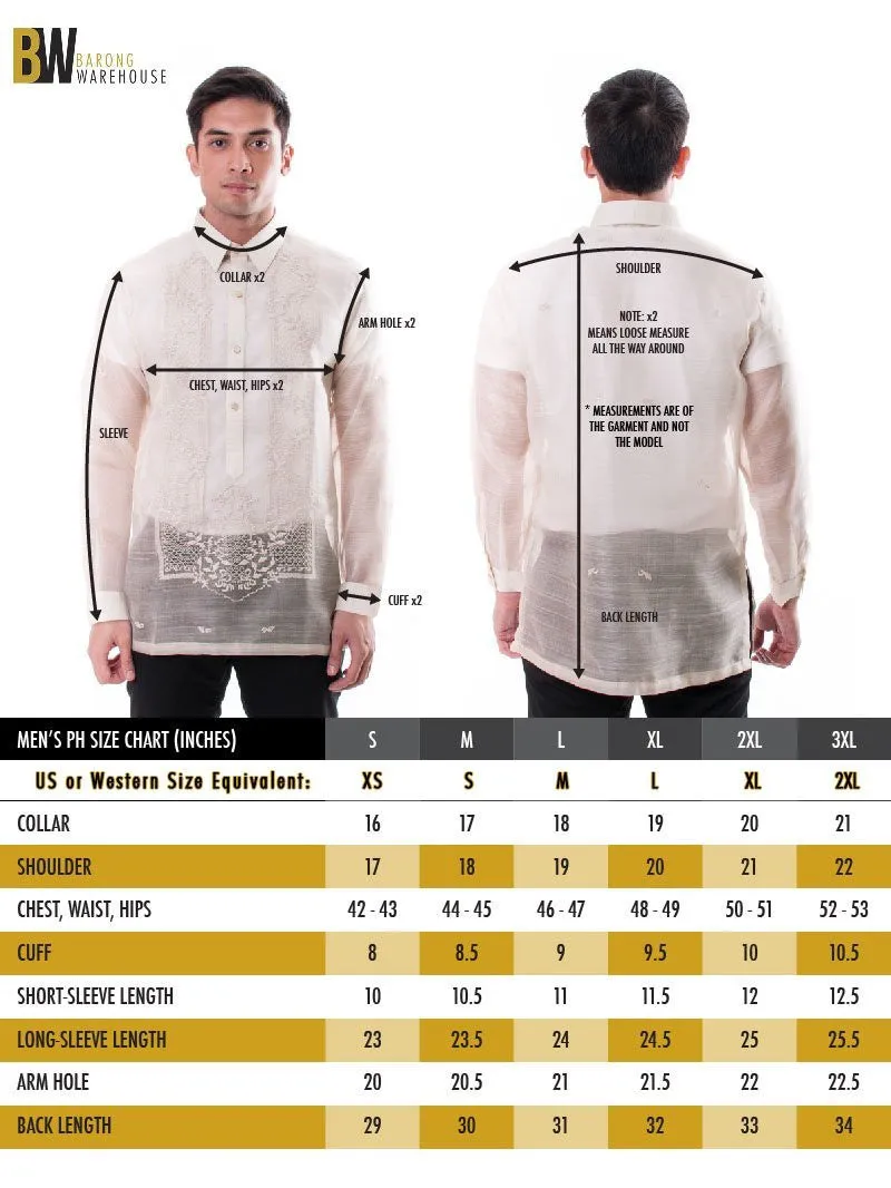 MC01 - Cocoon Pina Barong Tagalog