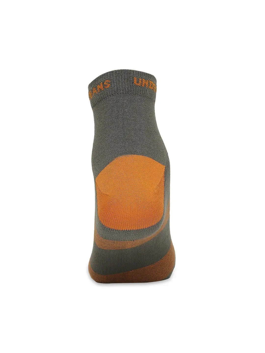 Men Premium Dark Grey & Navy Ankle Length Socks - Pack Of 2- Underjeans By Spykar
