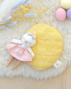 Mini Chick and Easter Egg-shaped Bed yellow