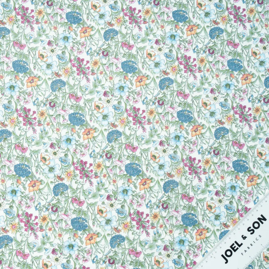 Multi 'Rachel Meadow' Liberty Cotton Tana Lawn