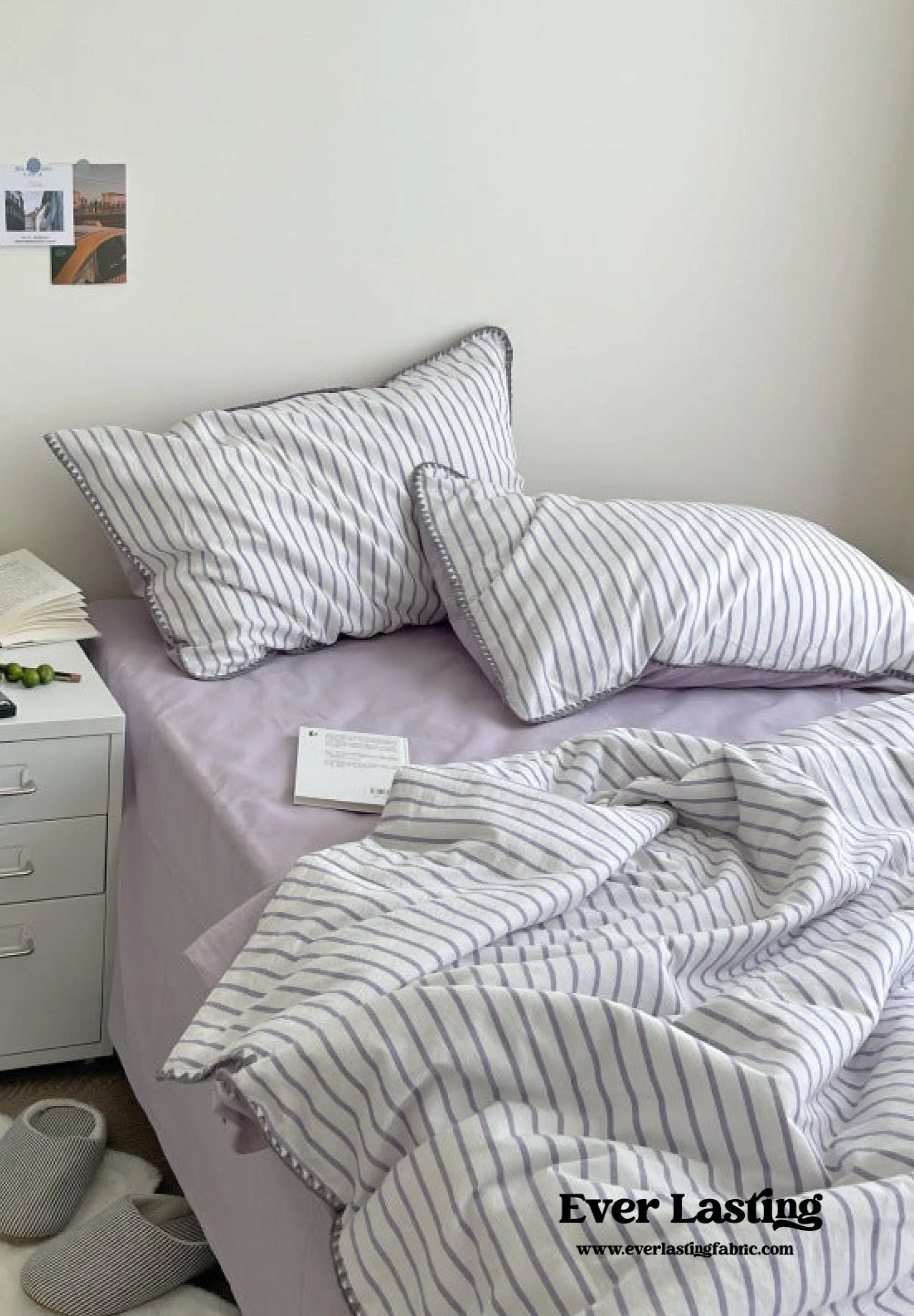 Pastel Stripe Blanket Set