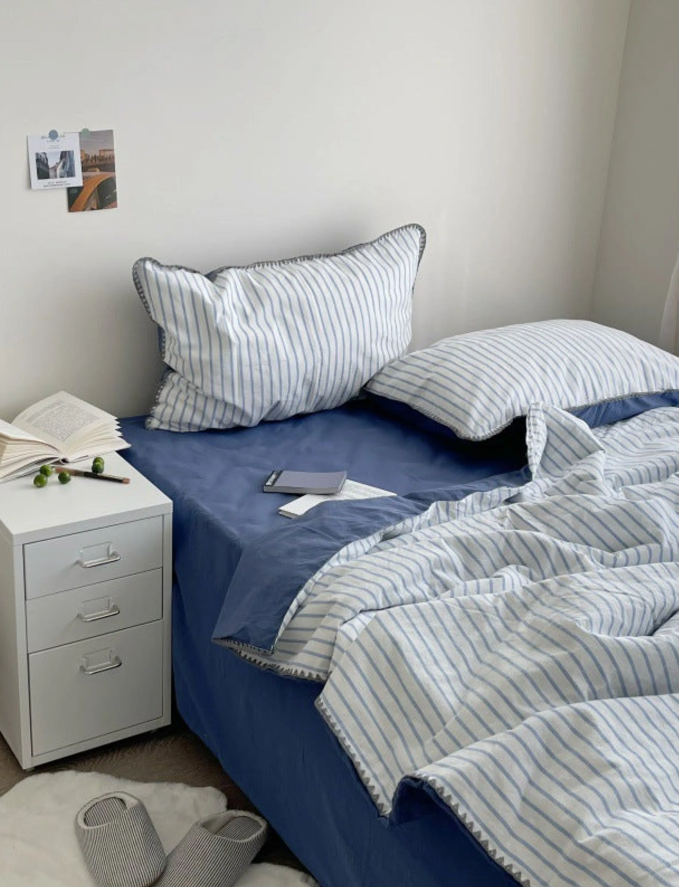 Pastel Stripe Blanket Set