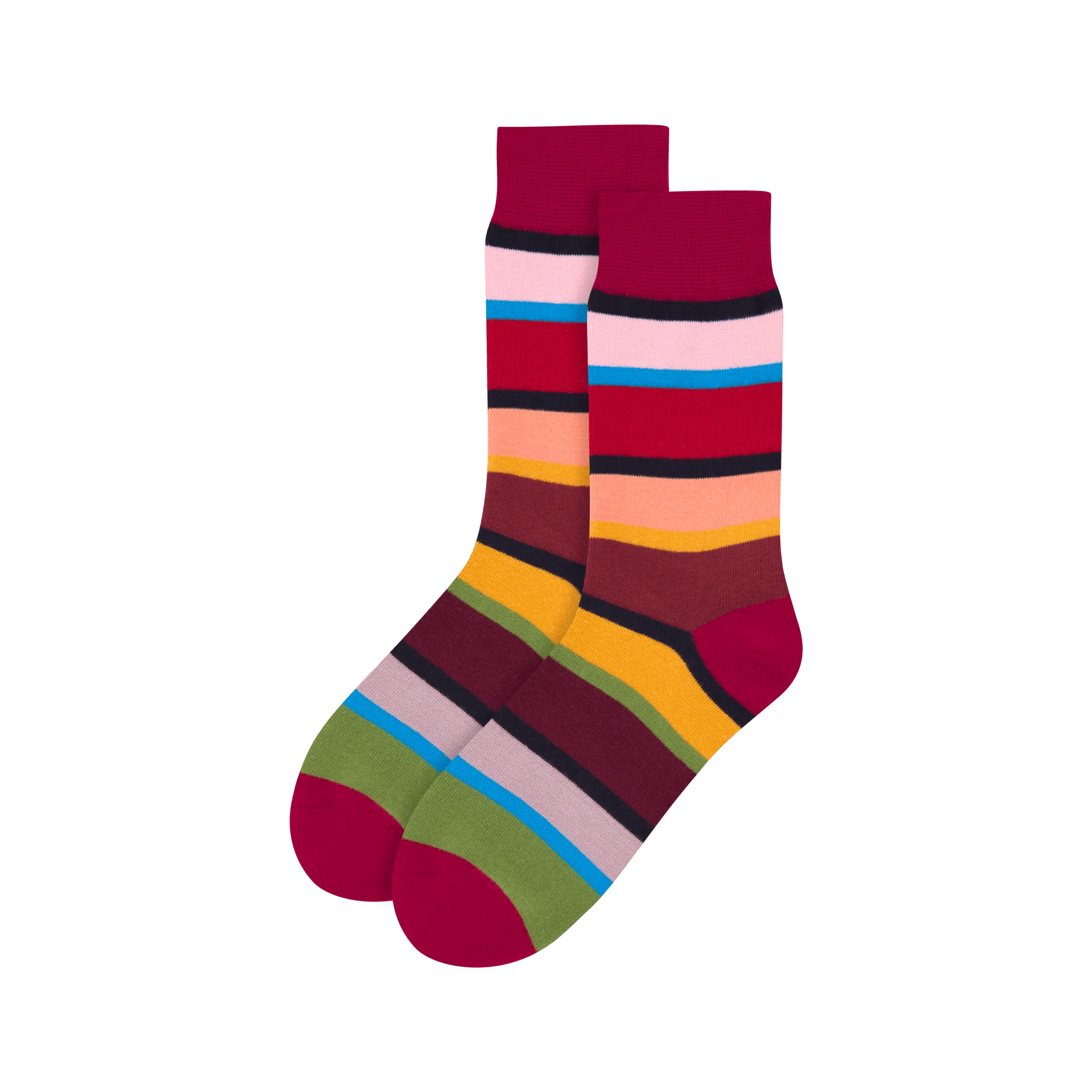 Plum Stripe Socks