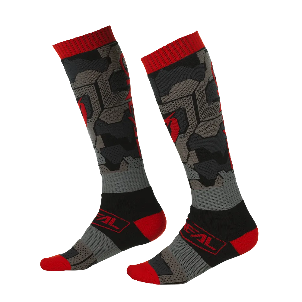 Pro MX Camo Black/Red Sock