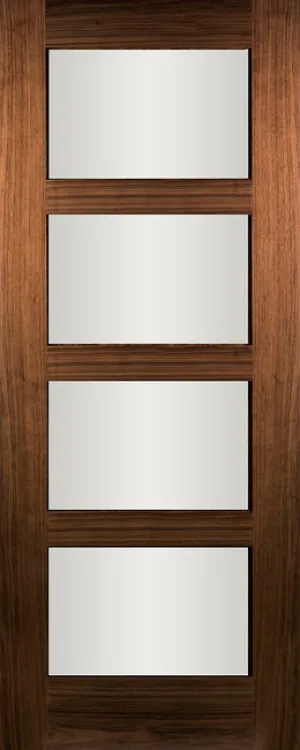 Seadec-Walnut-Columbus-Walnut-Clear-Door