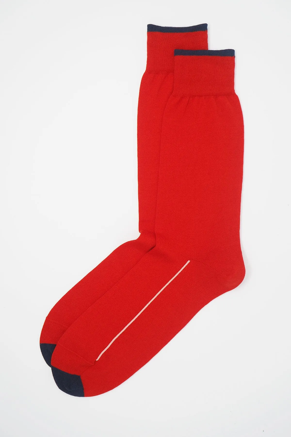 Square Mile Men's Socks - Cinnabar