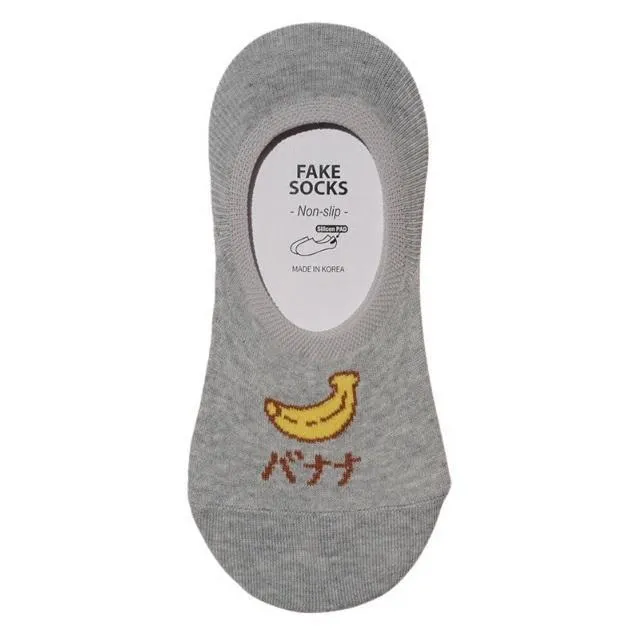 Super Short Comfort Cotton Fruits Socks