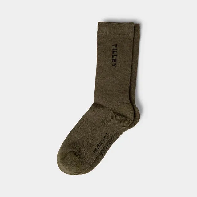 High-Performance Tilley Unisex Merino Wool Blend Outdoor Socks