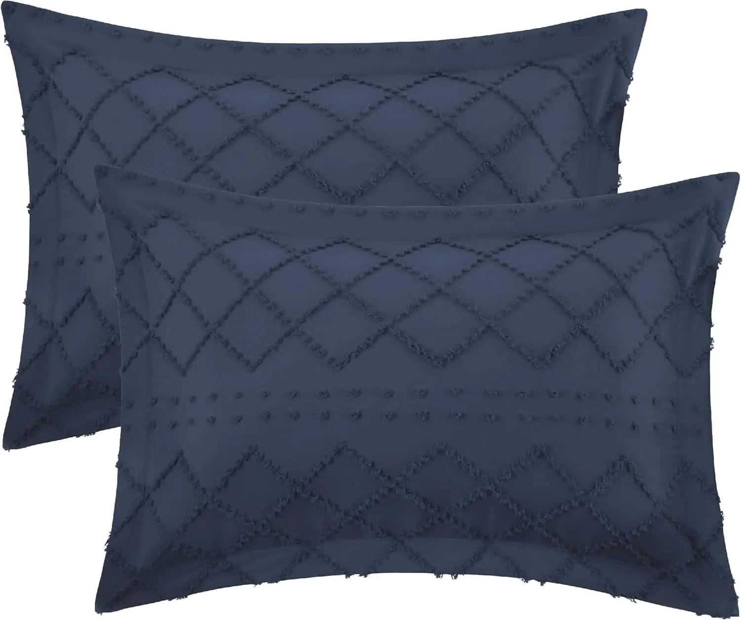 Tufted Embroidery Pillow Shams